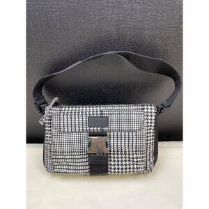 Lauren Ralph Lauren Women's Houndstooth Shoulder Bag Hand Bag SKU 6136